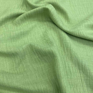 Камелия жатка зеленое яблоко, плательная ткань