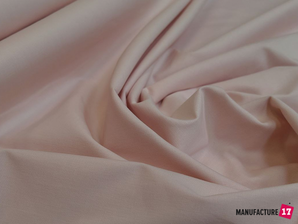 Бавовна сорочкова стрейч світло-рожева, сорочкова тканина, бабовна, бавовна на сорочку, тканина на сорочку