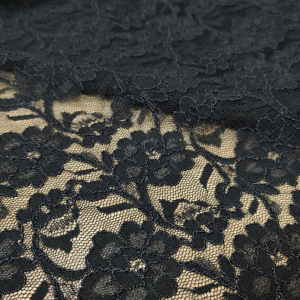 Мереживо кордове чорне "троянди", мереживо, мереживо чорне, мереживо кордове