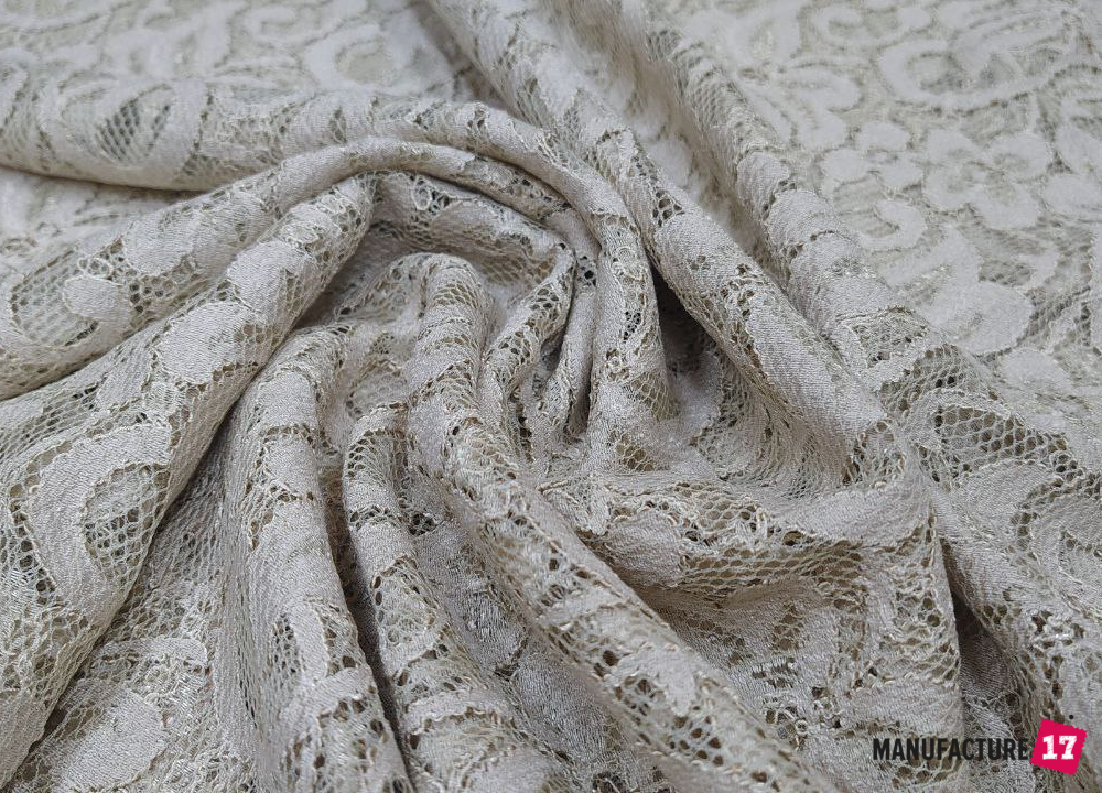 Мереживо стрейч беж дабл фейс, мереживо, мереживо беж, мереживо на сукню