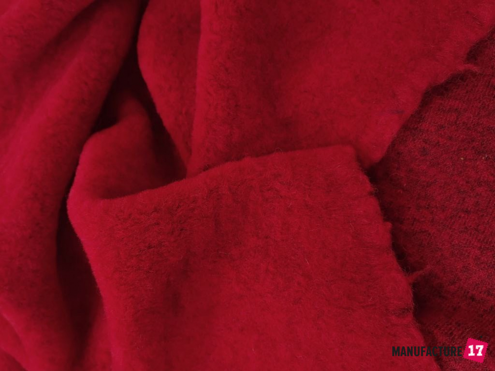 Еко-хутро червоне на трикотажній основі, еко-хутро, еко-хутро червоне, хутро на пальто