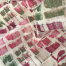 Батист розово-зелёные квадраты, купить батист, магазин тканей мануфактура 17, купить ткань онлайн